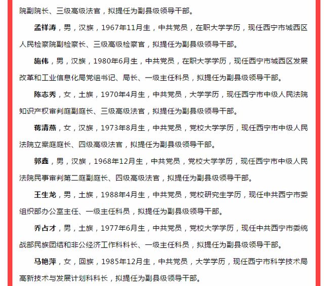 新疆干部任前公示，公开透明，共筑信任基石