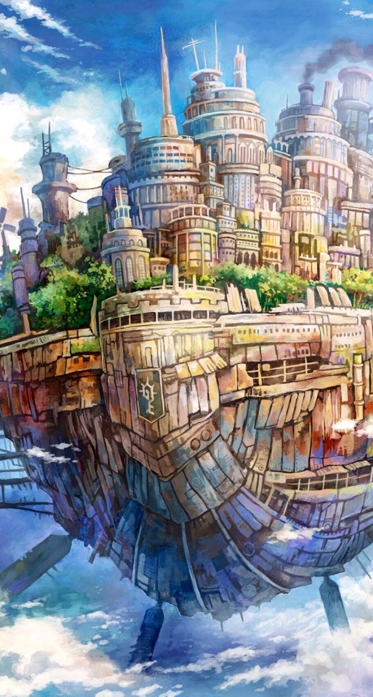 动漫建筑图片，探索虚拟世界的壮丽建筑奇观